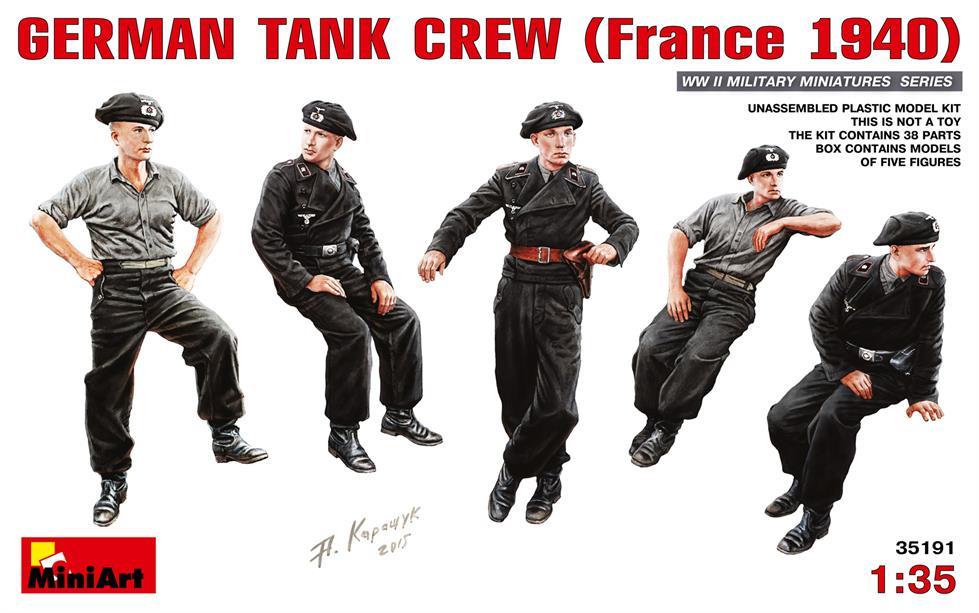 Miniart 1:35 German Tank Crew (France 1940