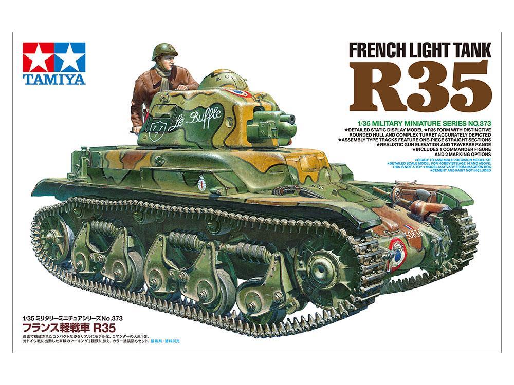 Tamiya 1/35 scale WW2 FRENCH R35 LIGHT TANK model kit