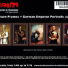 MAIM Picture Frames + German Emperor paintings / Uniscale