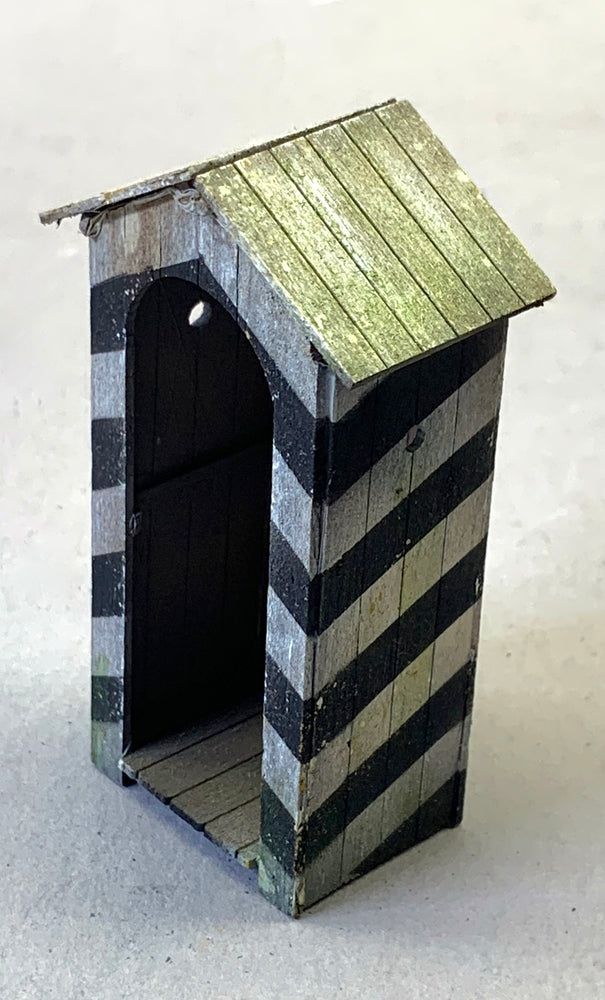 FoG Models 1/35 scale laser cut wooden sentry box WW2 German Schilderhaus / Wachhaus