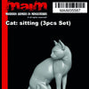 MAIM Cat sitting (3pcs) / 1:35