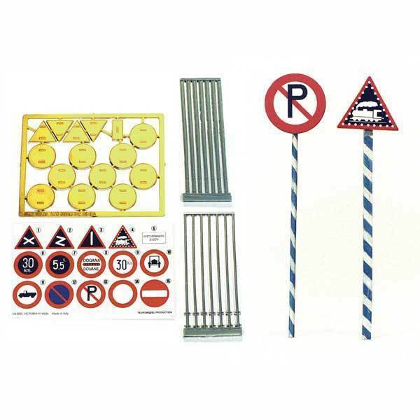 1/35 Scale Resin kit WW2 ITALIAN ROAD SIGNALS (ITALY, LYBIA, ALBANIA, A.O.I.)