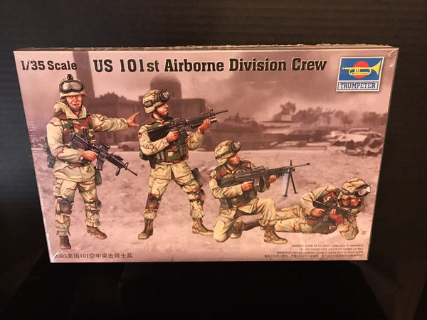 Trumpeter 1/35 Modern U.S. 101st Airborne Div Crew (4 figures)