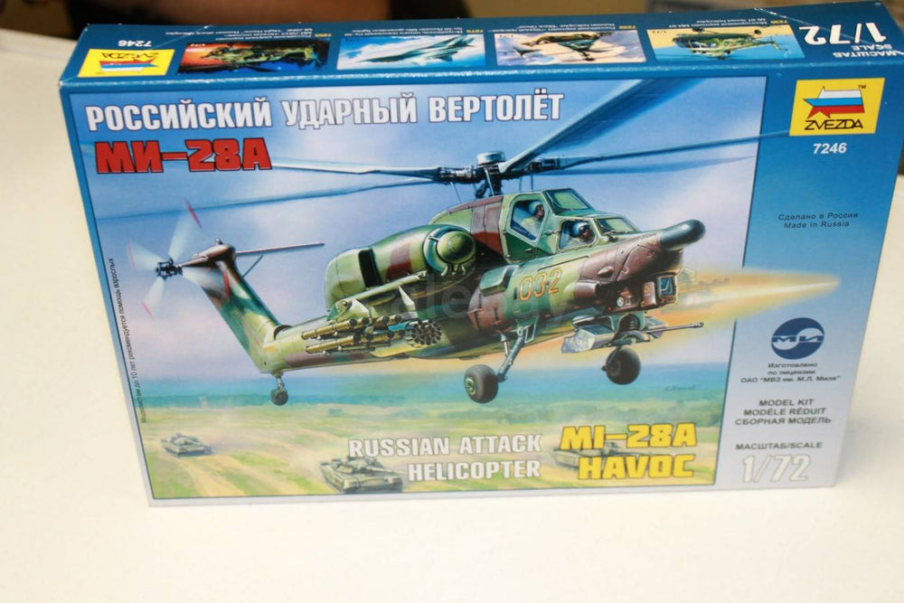 Zvezda 1/72 scale Russian Soviet MIL MI-28 COMBAT HELIC