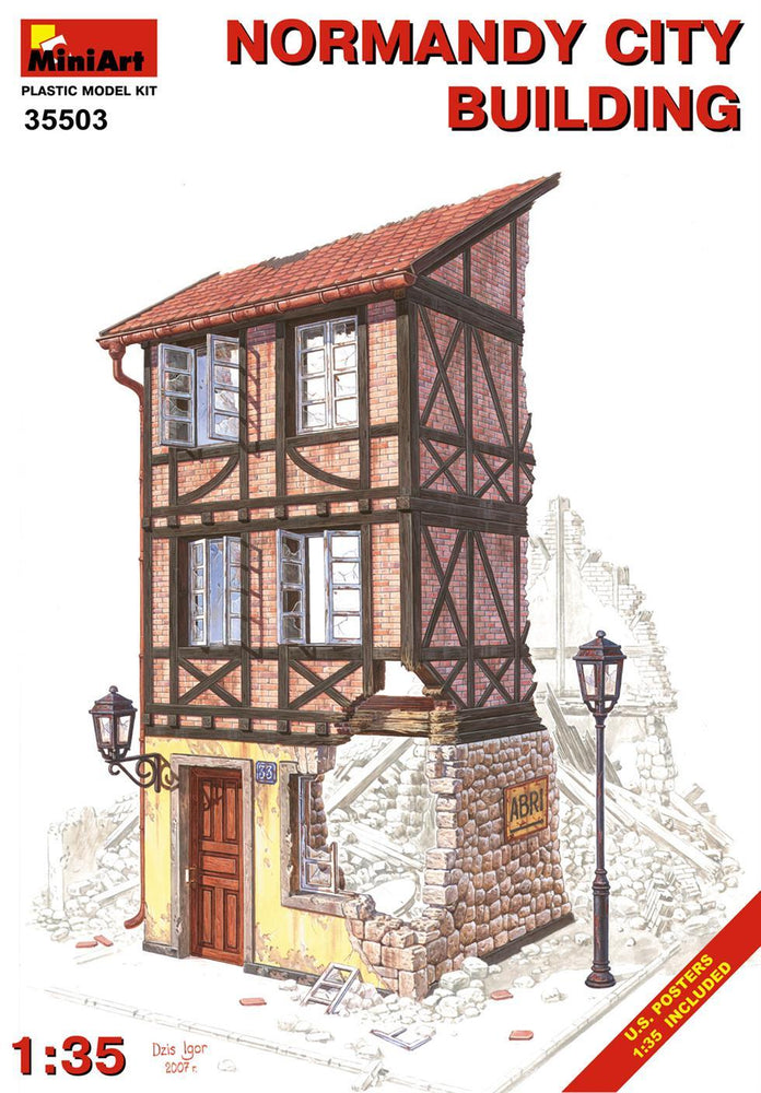 Miniart 1:35 Normandy City Building