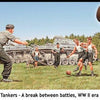 Masterbox 1:35  WW2 German Tankers A Break between battles Football match