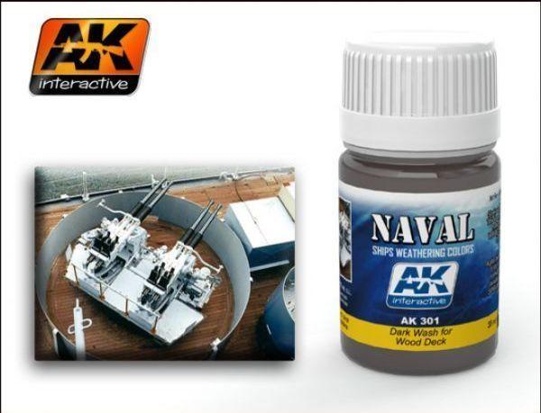 AK SHIP WEATHERING DARK WASH FOR WOOD DECKS