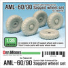 1/35 Scale resin model upgrade kit AML-60/90 Sagged Wheel Set