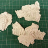 1/35 Scale Rubble Pack of 3 Modern Buildings