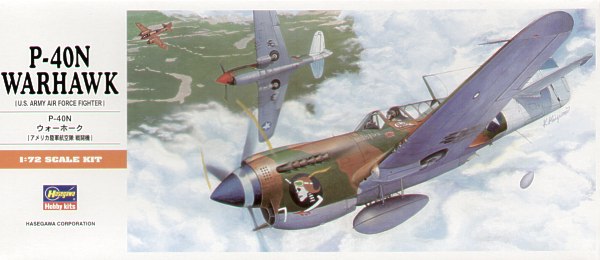 Hasegawa 1:72 P-40N Warhawk