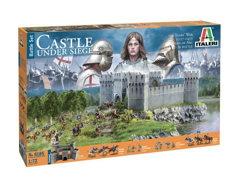 Italeri 1/72 scale battle set - 100 YEAR WAR CASTLE UNDER SIEGE