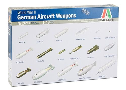 ITALERI 1/48 AIRCRAFT WWII GERMAN AIRCRAFT WEAPONS