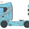 Italeri 1/24 SCANIA 770 4X2 NORMAL ROOF truck model kit