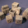 Wargaming Warhammer 28mm Blot Action Crates pack assorted Wooden crates