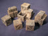 Wargaming Warhammer 28mm Blot Action Crates pack assorted Wooden crates