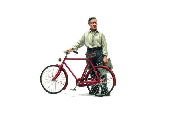 1/35 Scale Resin kit BICICLETTA TAURUS MOD.25 WITH MAN (with fig.)