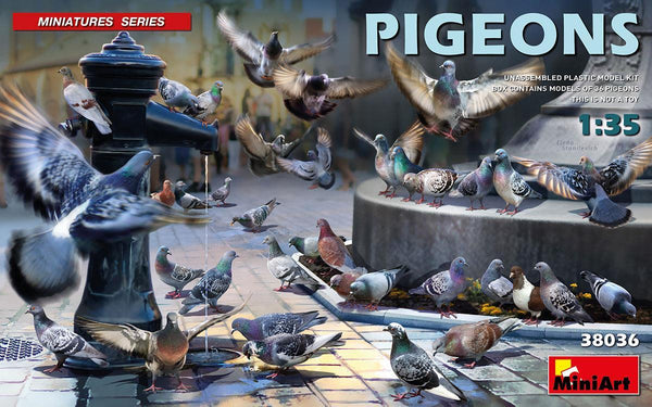 Miniart 1/35 scale Pigeons