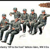 Masterbox 1:35 German Infantry 'Off to the front' Vehicle Riders
