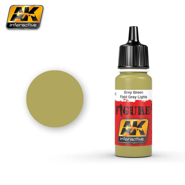 AK ACRYLIC PAINT GREY GREEN / FIELD GREY LIGHTS - 17ml