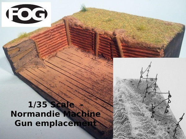 1/35 Scale  Normandie Machine Gun emplacement