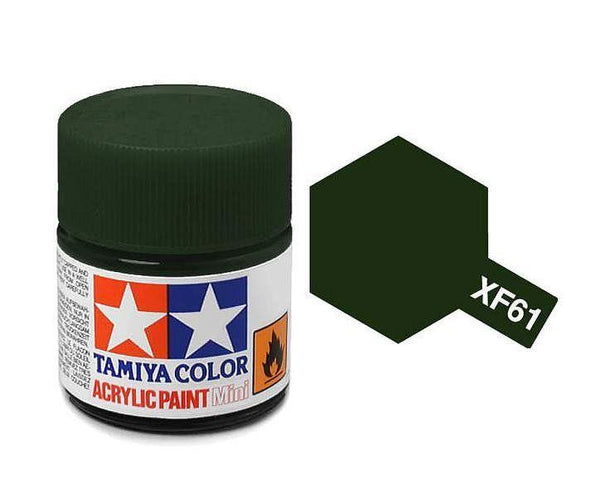 TAMIYA MINI ACRYLIC - ACRYLIC MINI XF-61 DARK GREEN