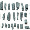 1/72 scale 72001 Tents, Tarps & Crates #1 (37 Pieces) Valuegear