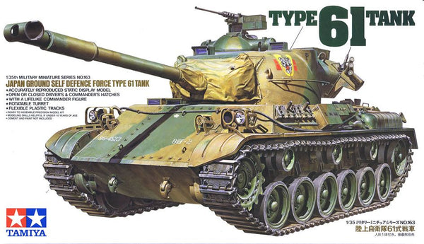 Tamiya 1/35 scale Type 61 Japanese Tank (Ltd Edition)