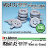 U.S M35 Cargo truck GY sagged wheel set (for AFV Club M35A1/2)