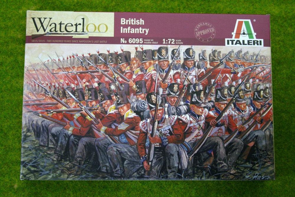 ITALERI 1/72 FIGURES NAPOLEONIC WARS BRITISH INFANTRY 1815
