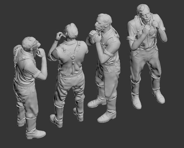 Homefront 1/35 scale 1940's era man shaving