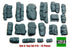 1/35 Scale Resin kit Tents Tarps Set #16 - vehicle stowage diorama accessory