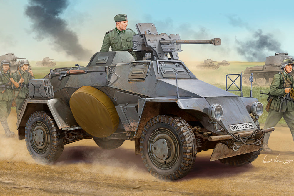 Hobbyboss 1:35 - German L e.Pz.Sp.Wg (SdKfz.221) - Early
