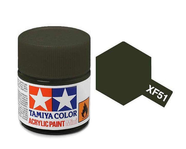 TAMIYA MINI ACRYLIC - ACRYLIC MINI XF-51 KHAKI DRAB