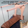 1/35 Scale 'Dutch Canal' Complete diorama set[comma] Bridge[comma] canal walls[comma] Road ways and railings.