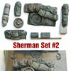 1/35 scale resin Sherman Tank Engine Deck and Stowage Sets #2