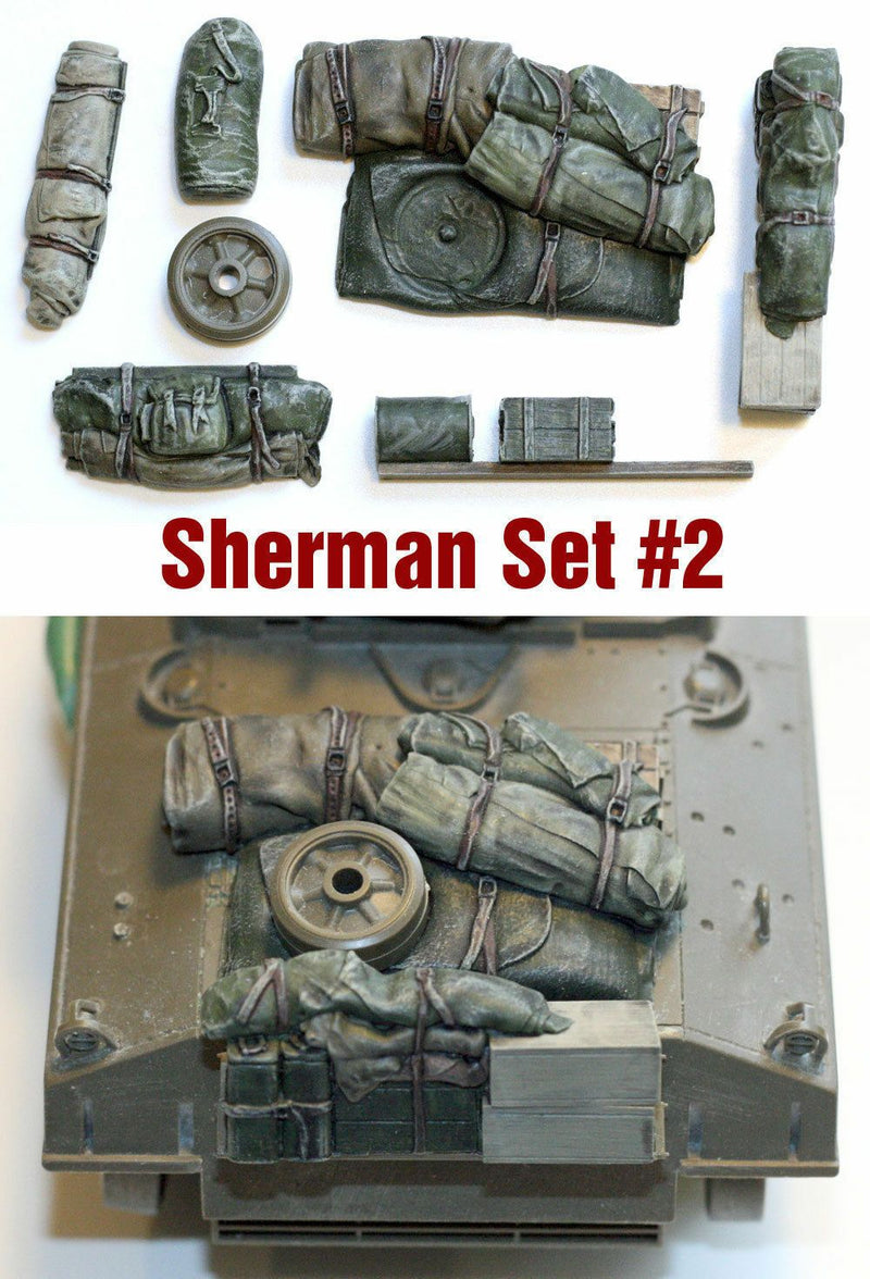 1/35 Sherman Tank Logs SB10 - Value Gear Resin - 2 pieces 