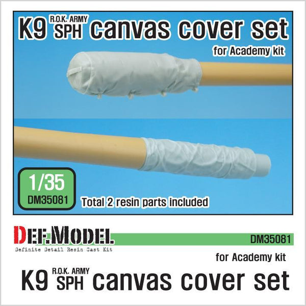 1/35 scale resin model kit ROK Army K9 SPG Canvas cover Set (for Academy 1/35 K9 SPH)