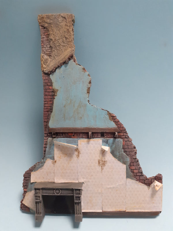 1/35 scale The Fire place - Ruined building interior