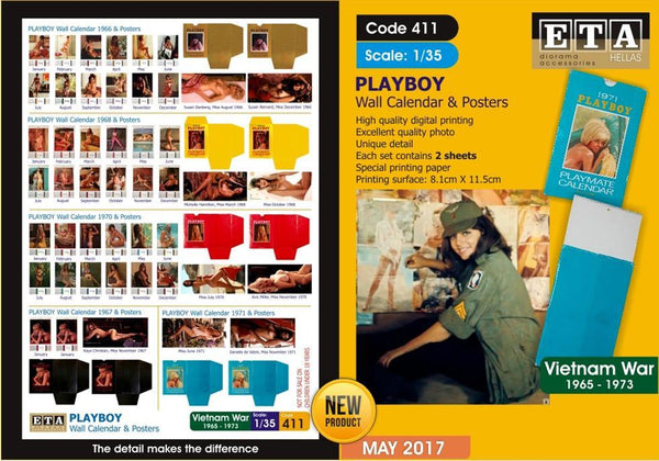 PLAYBOY - Calendar & poster 1/35 scale