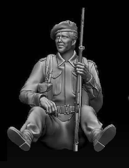 Homefront 1/35 scale WW2 British Infantry resting #5