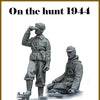 ARDENNES MINIATURE 1/35 WW2 German tank crew #13 On the hunt