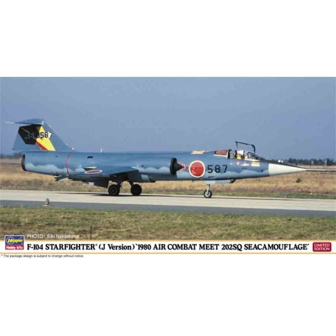 Hasegawa 1:48 F-104 Starfighter (J Version) 1980 Air Combat Meet 202Sq - Sea Camoflage