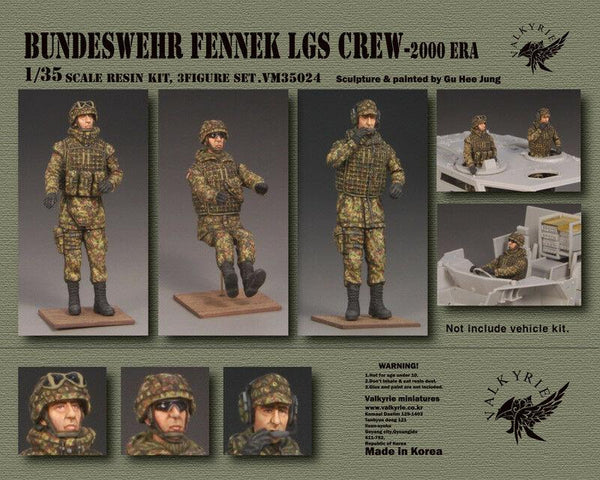 1/35 scale model kit Bundeswehr Fennek LGS Crew - 2000 Era (3 Figures)