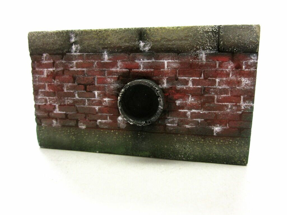 FoG Models 1/35 scale Retaining wall with outflow pipe 85mm x 50mm