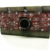 1/35 scale Retaining wall with outflow pipe