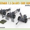 Miniart 1/35 WW2 GERMAN 7.5CM ANTI-TANK GUN PAK 40 EARLY PRODUCTION