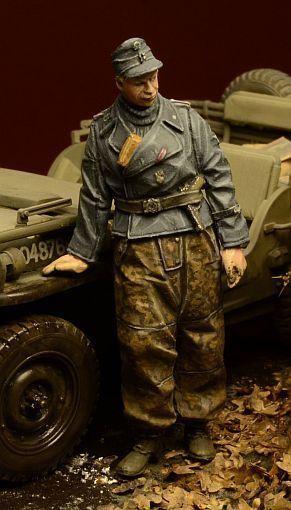 1/35 Scale Resin kit Waffen SS Tanker, Ardennes 1944