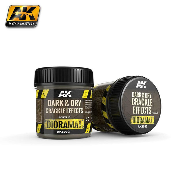 AK TEXTURE PRODUCTS DARK & DRY CRACKLE EFFECTS - 100ml (Acrylic)