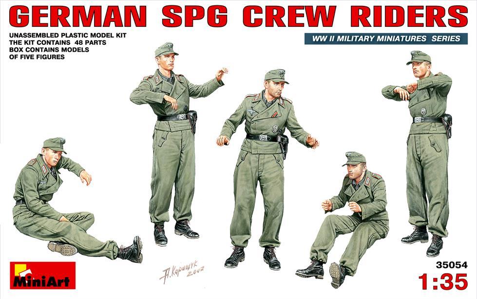 Miniart 1:35 German SPG Crew Riders