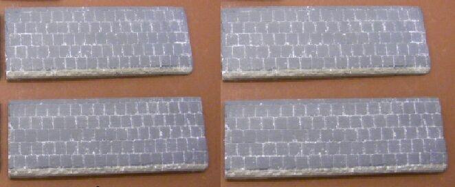 FoG Models 1/35 Scale Set of 4 pavement straight sections